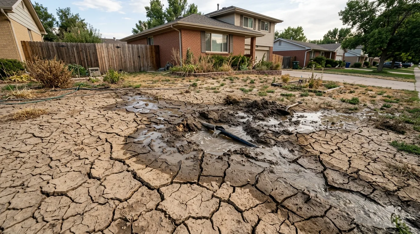 How Humble's Clay Soil Causes Foundation Water Damage